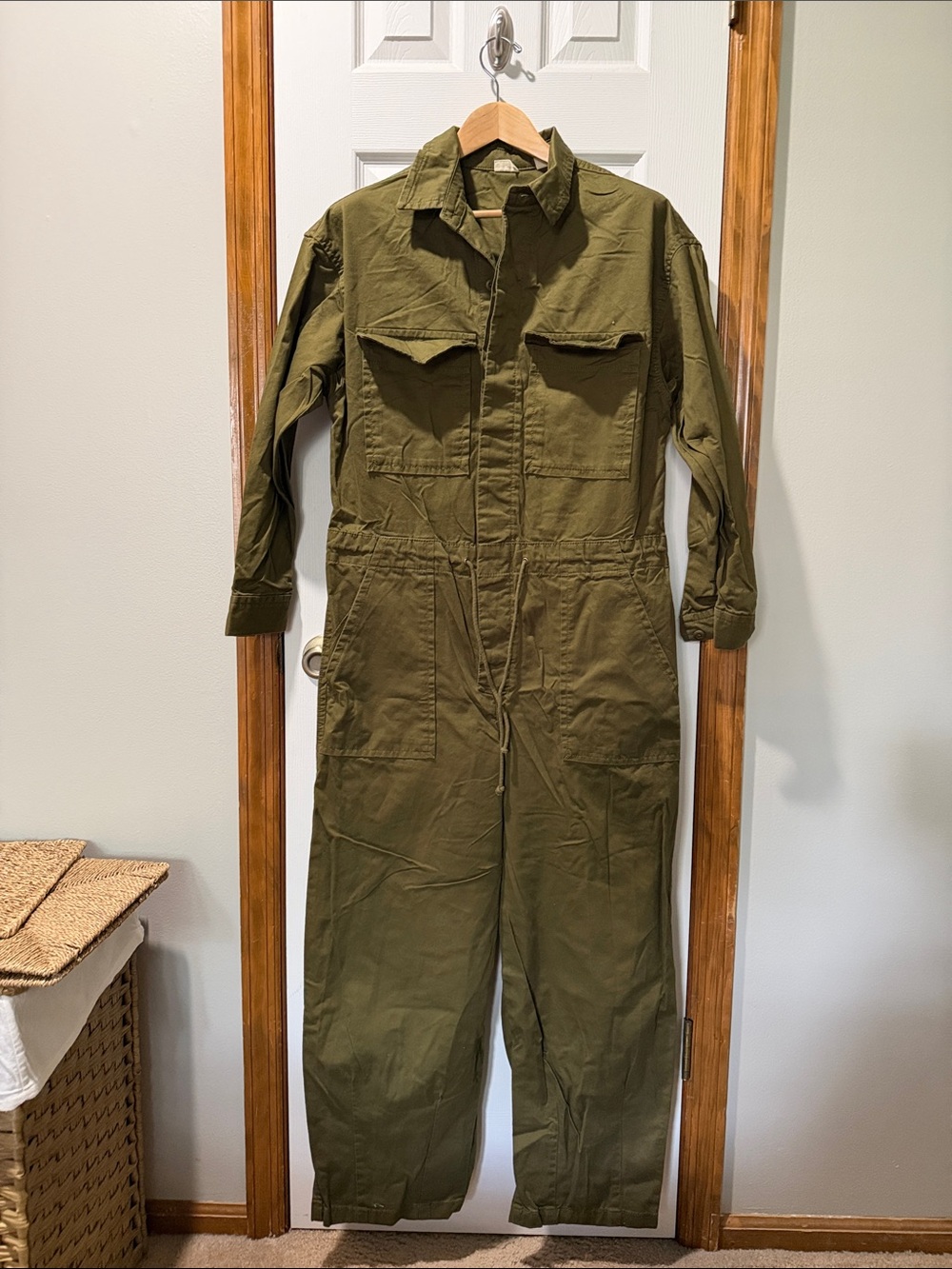 Levi's Olive Green Utility Jumpsuit